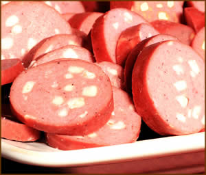 Troyer's Genuine Trail Bologna with Hot Pepper