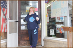 Troyer's Genuine Trail Bologna Store - Meatcase